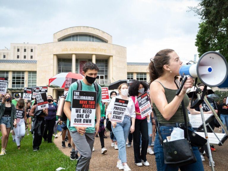 University of Houston students protest, demand more safety measures amid on-campus crime spike – Houston Public Media