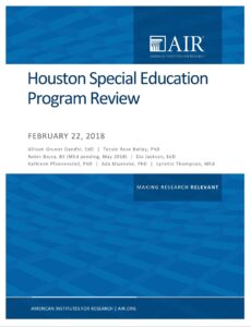 Exclusive: HISD audits detail depth of special education dysfunction, signs of improvement – Houston Landing