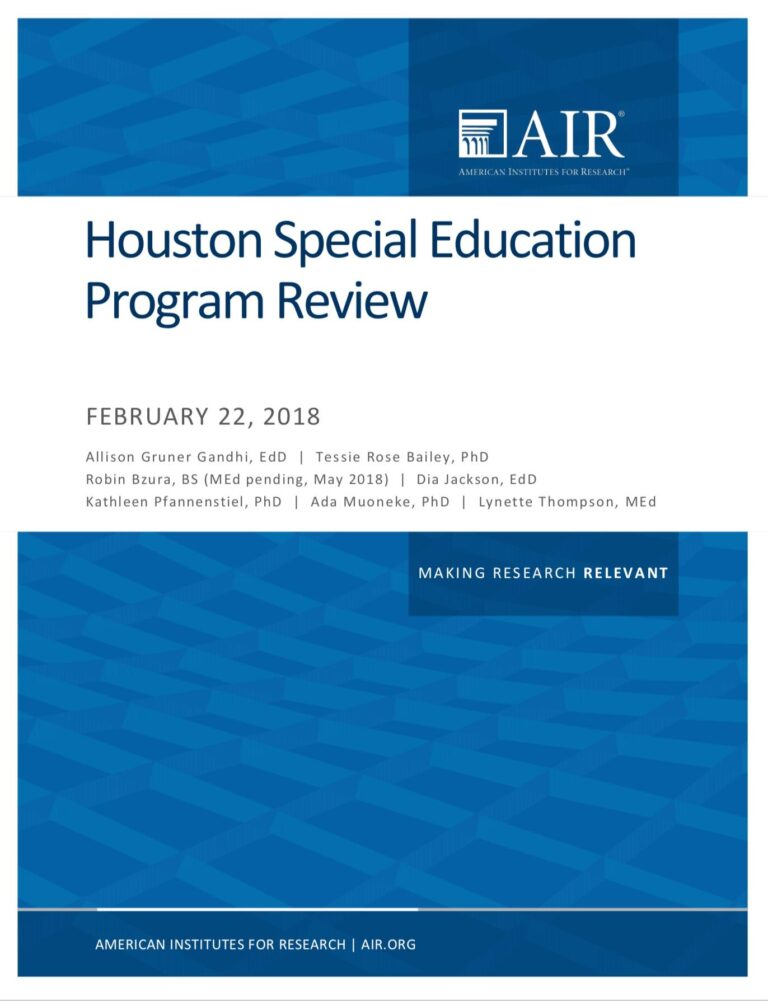 Exclusive: HISD audits detail depth of special education dysfunction, signs of improvement – Houston Landing