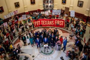 Texas Republicans stick to friendly crowds as they push Trump’s tax bill – Houston Chronicle