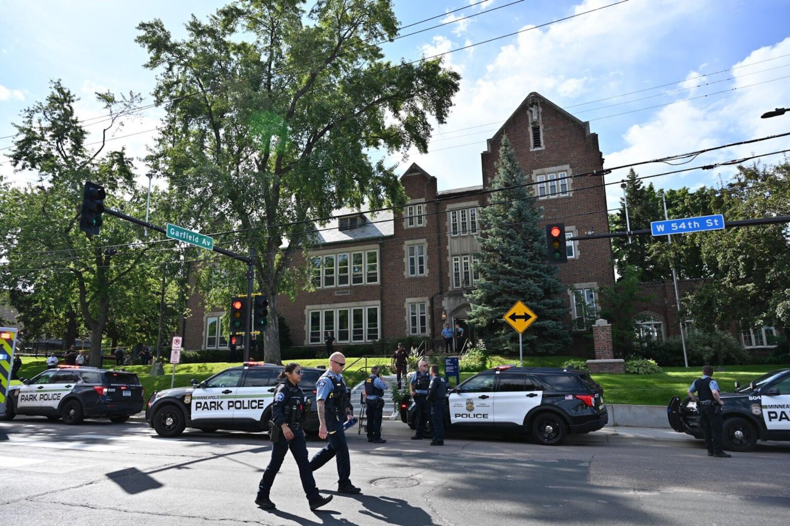 Tragic School Shooting in Minneapolis Leaves 2 Children Dead and 17 Injured 2 children are dead, 17 people injured in Minneapolis Catholic school shooting – Houston Public Media