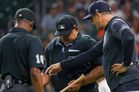 Yankees feeling screwed over in Houston again … this time by ump – Yahoo Sports