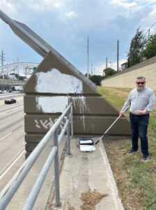 Ted Cruz paints over graffiti targeting Charlie Kirk in Houston – USA Today