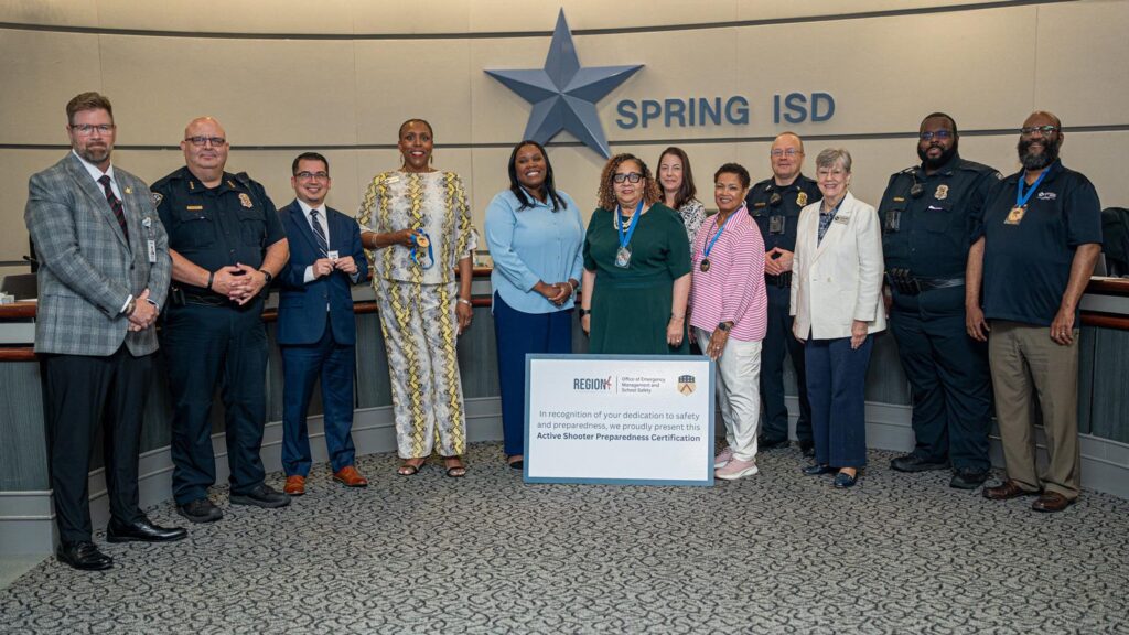 Spring ISD becomes first in region to receive active shooter preparedness award – Houston Chronicle