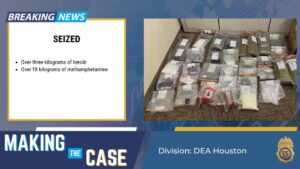 Joint investigation leads to seizure of nearly 900 pounds of methamphetamine in Houston – 12newsnow.com