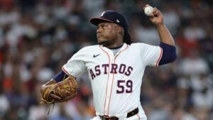 Houston ace Framber Valdez crit­i­cizes defensive shift in Astros’ loss to Nationals – Spectrum News